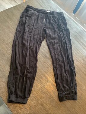 Ardene Black Women's Drawstring Jogger Sweatpants